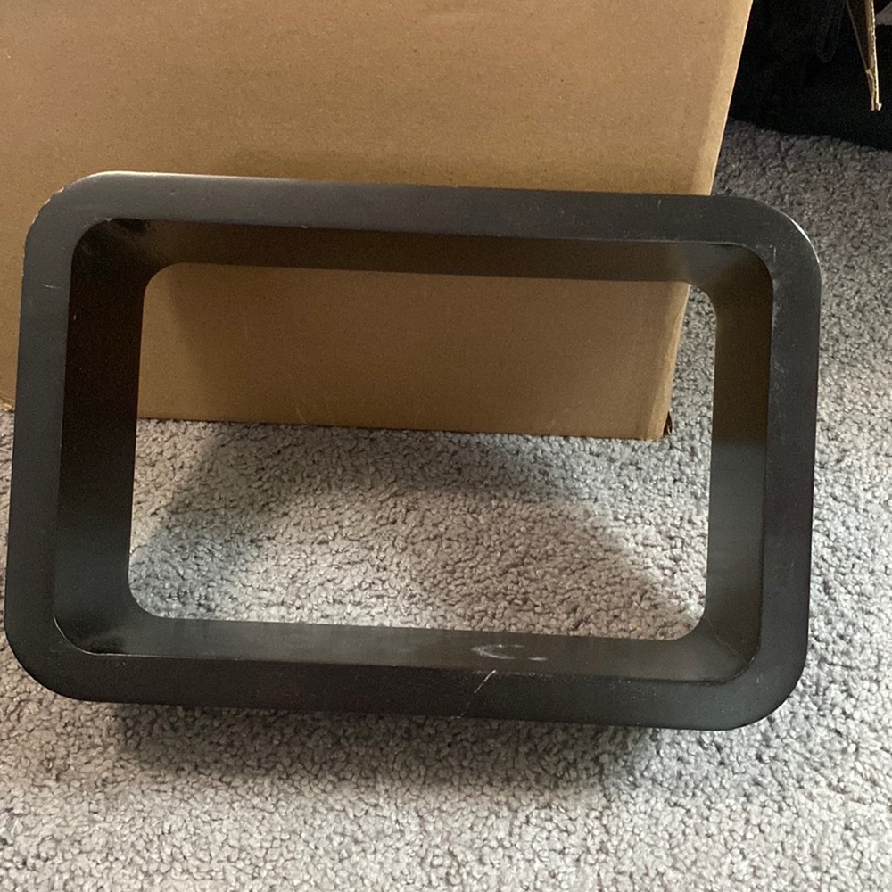 Small Black Cube Shelf